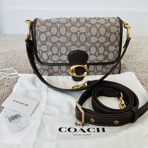 Soft Tabby Shoulder Bag In Signature Jacquard